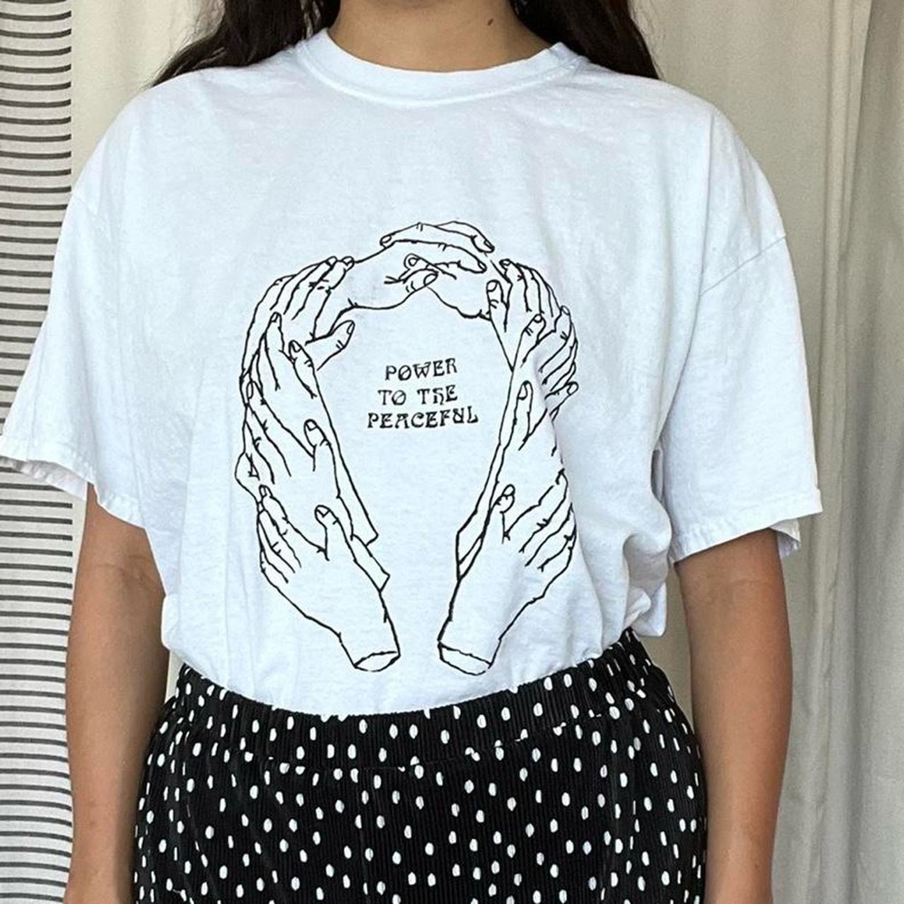 ☀️Handmade Screenprinted tee ☀️
